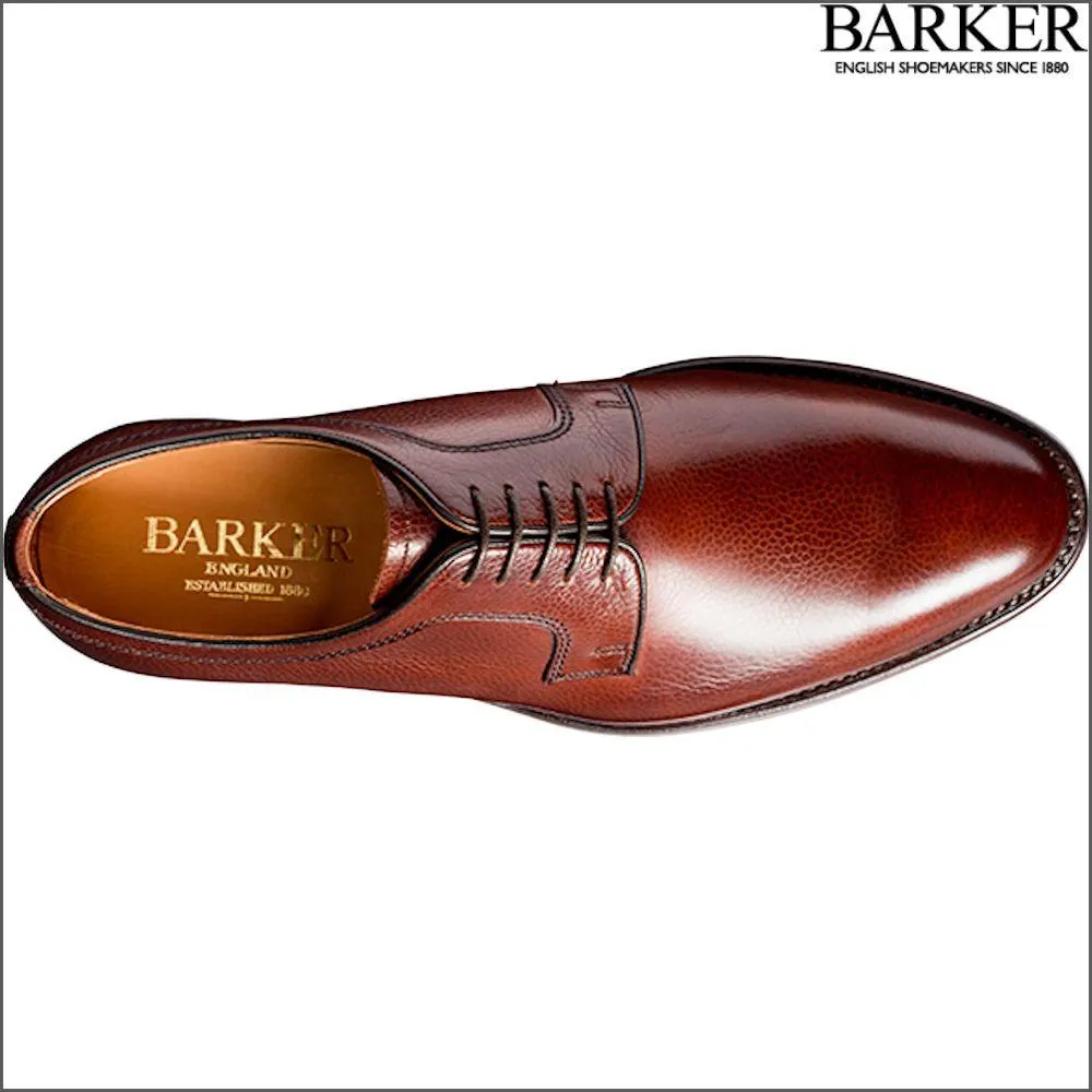 Barker Skye Versatile Derby Shoe - Cherry Grain