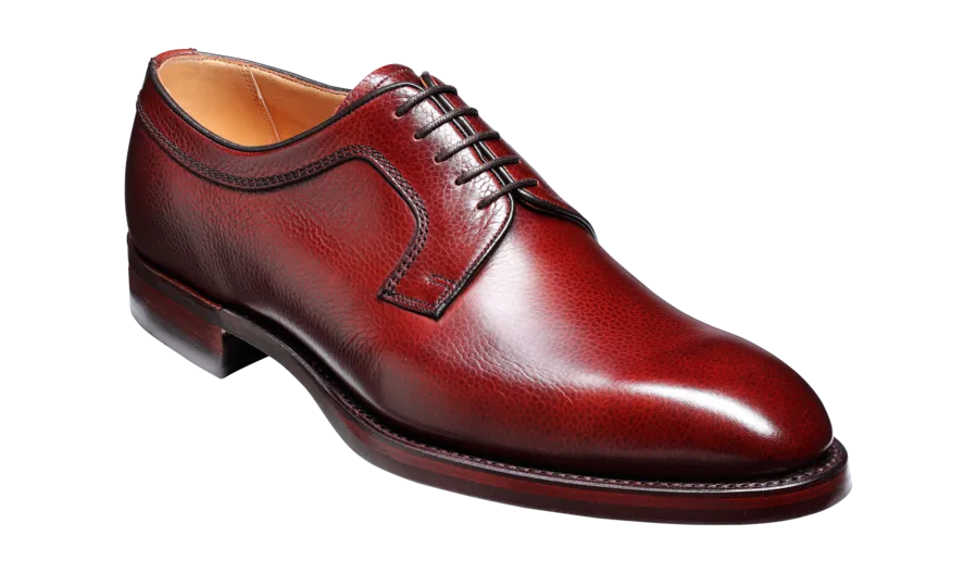 Barker Skye Versatile Derby Shoe - Cherry Grain