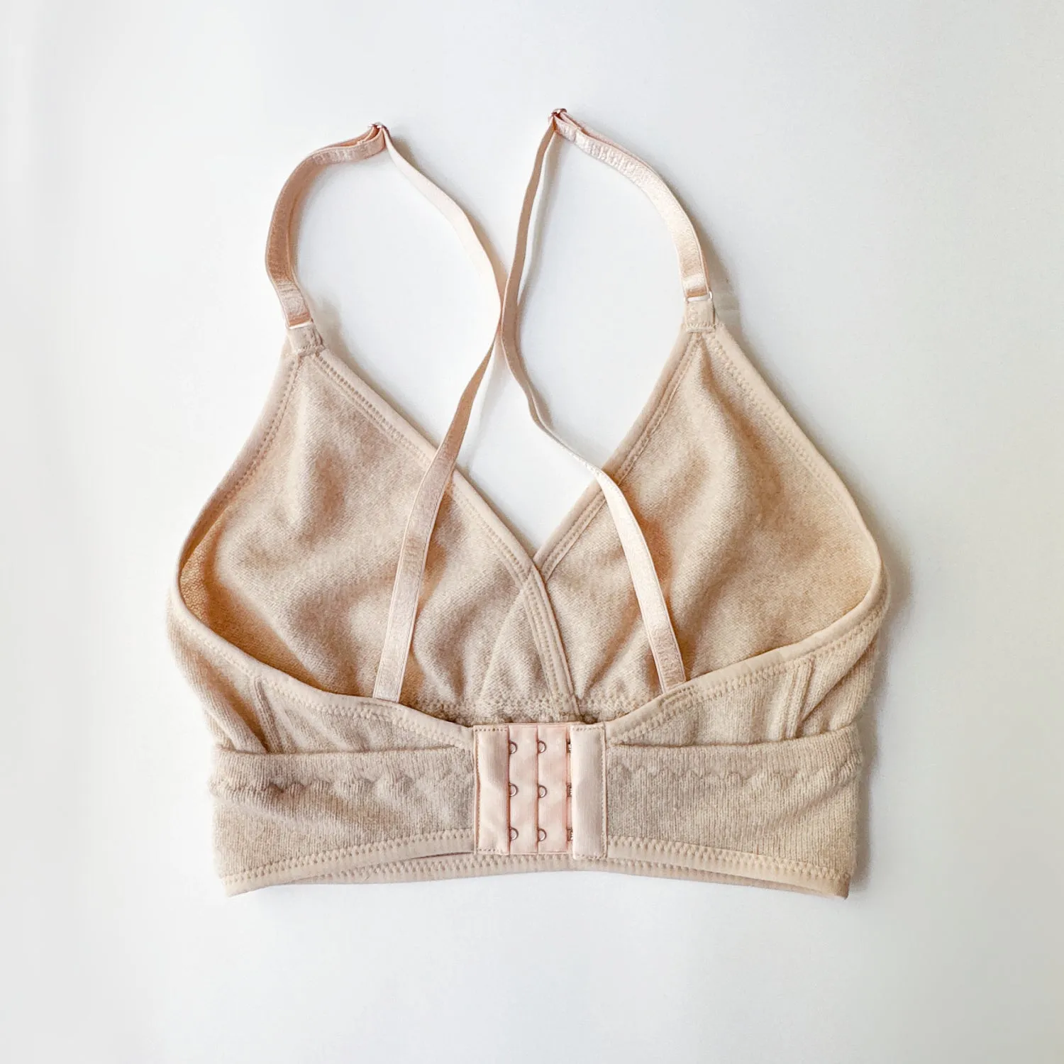 Beige Cashmere bra size Small/Medium | Ready to ship cashmere underwear and bras