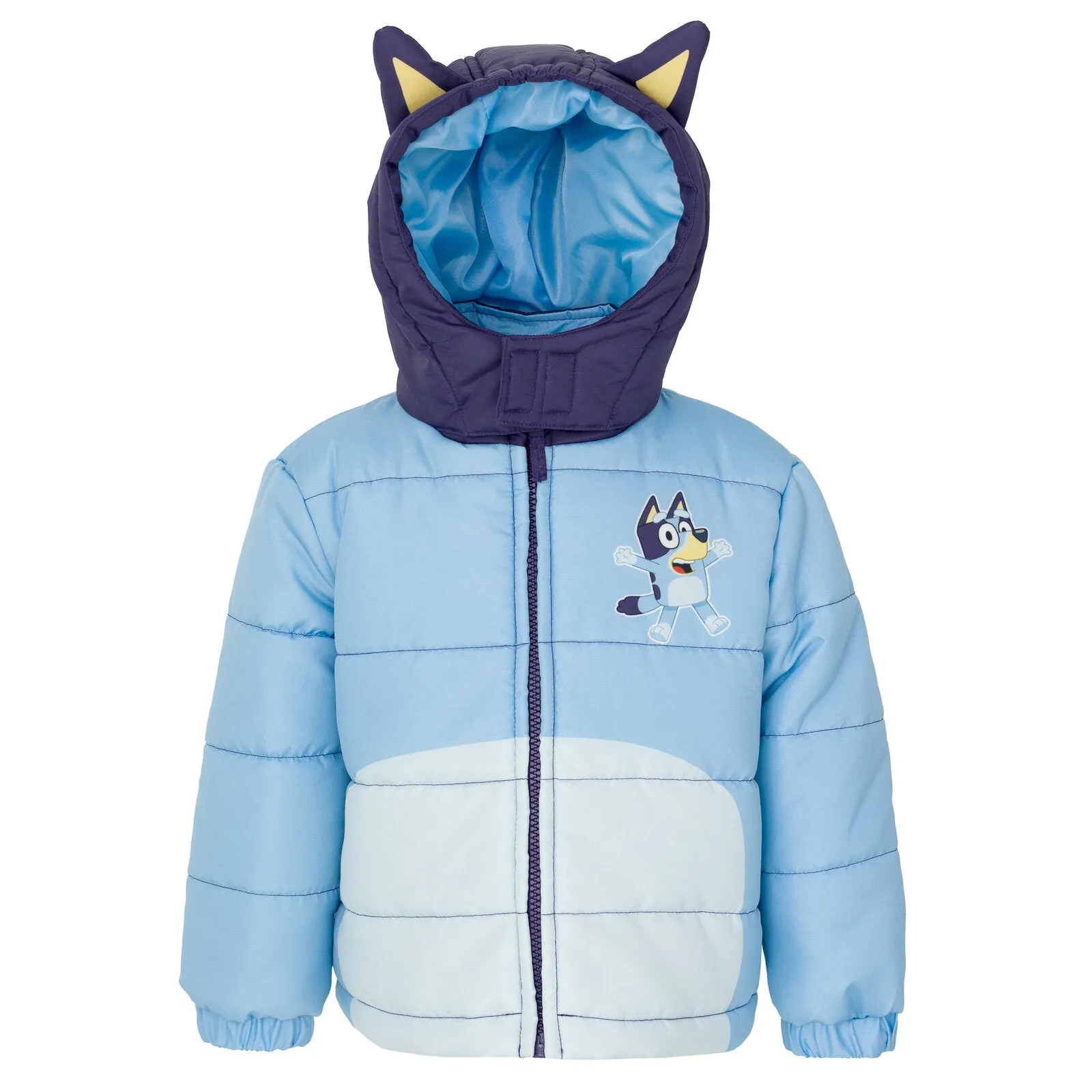 Bluey Zip Up Cosplay Winter Coat Puffer Jacket