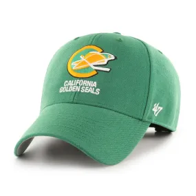 California Golden Seals '47 NHL MVP Structured Adjustable Strap One Size Fits Most Green Hat Cap