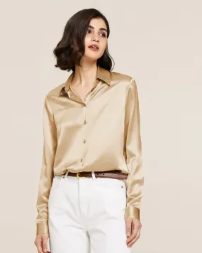 Clearance 22MM Basic Versatile Silk Shirt