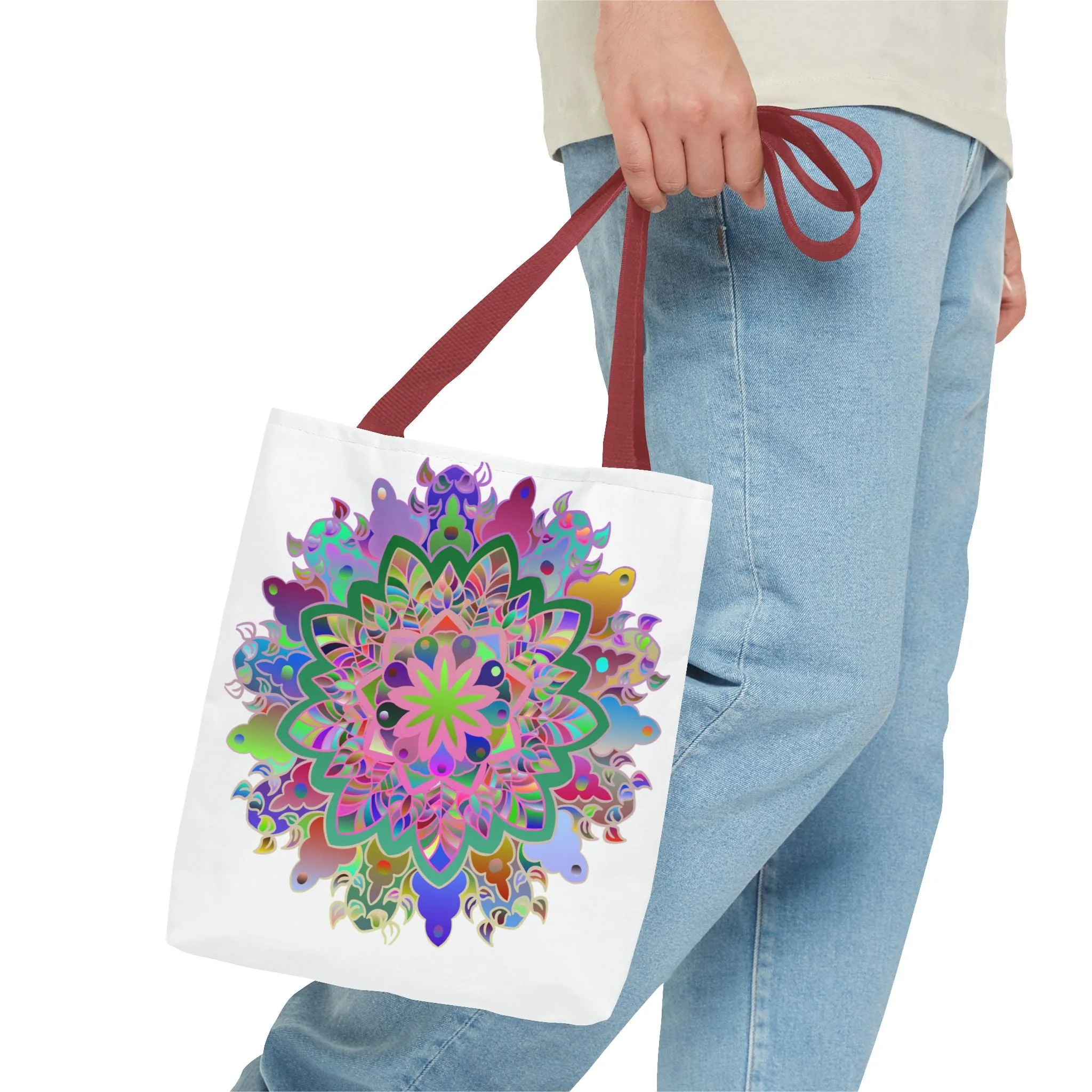 Colorful Mandala Tote Bag (AOP) 2