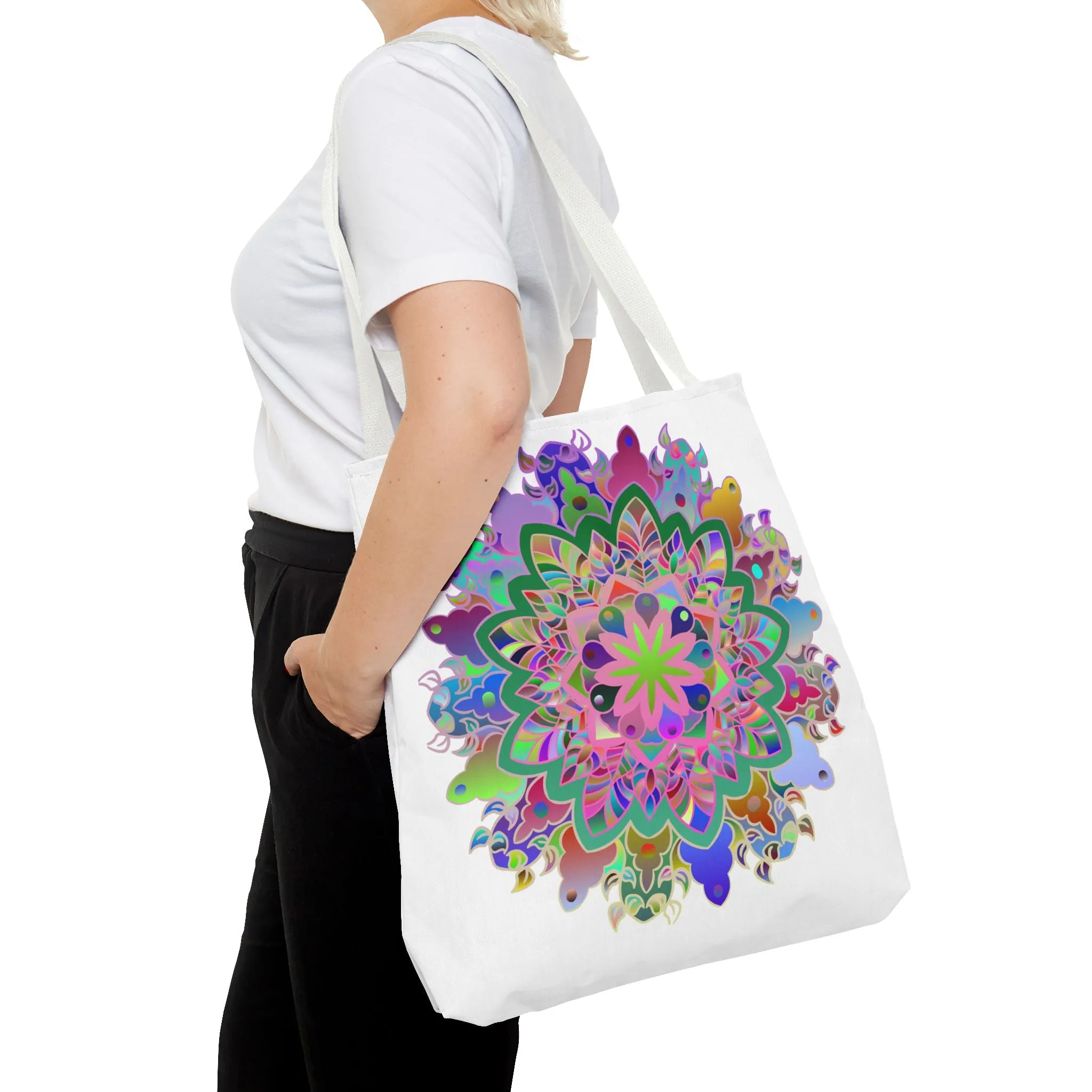 Colorful Mandala Tote Bag (AOP) 2