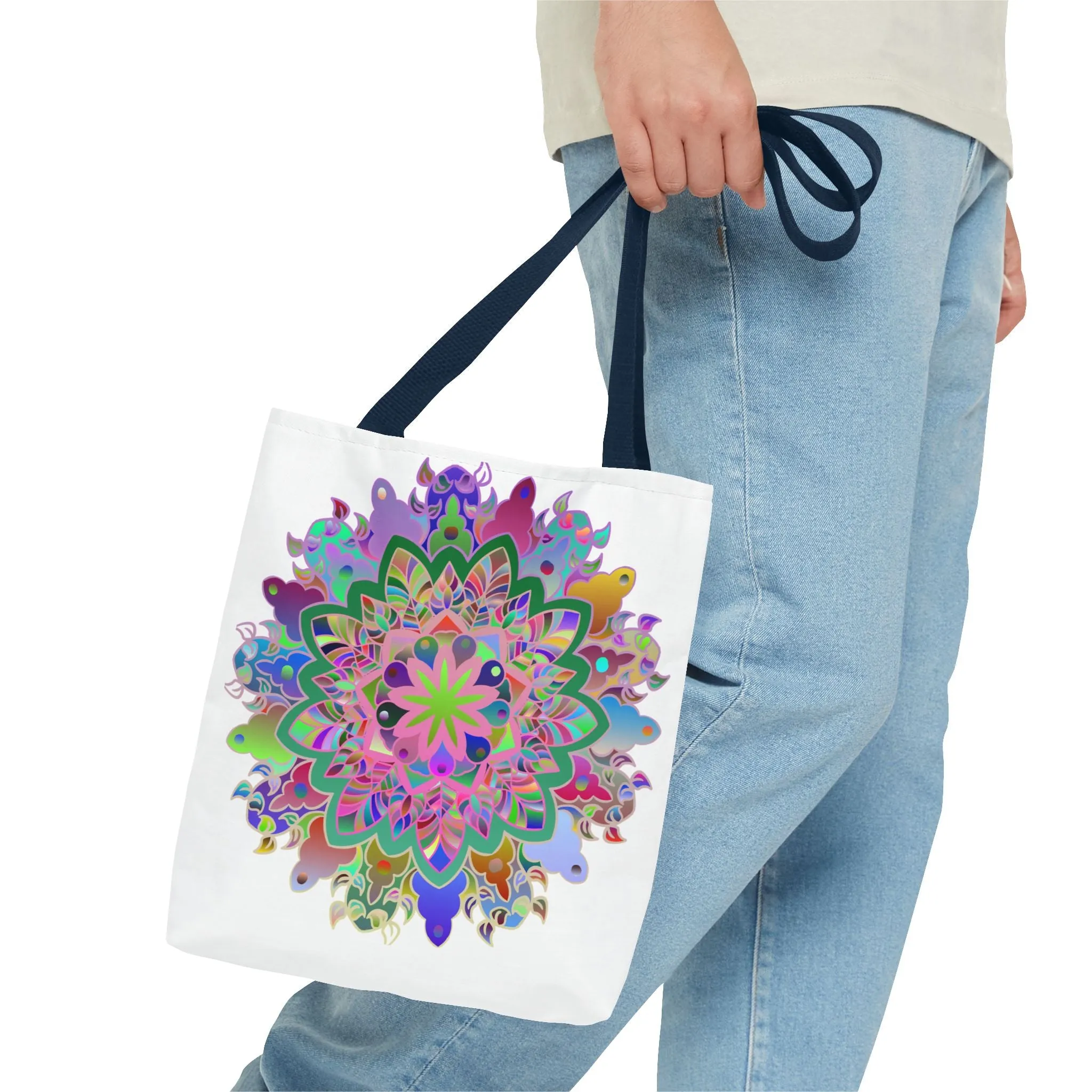 Colorful Mandala Tote Bag (AOP) 2