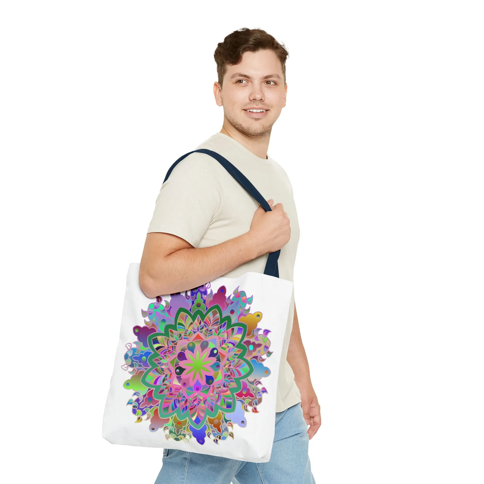 Colorful Mandala Tote Bag (AOP) 2