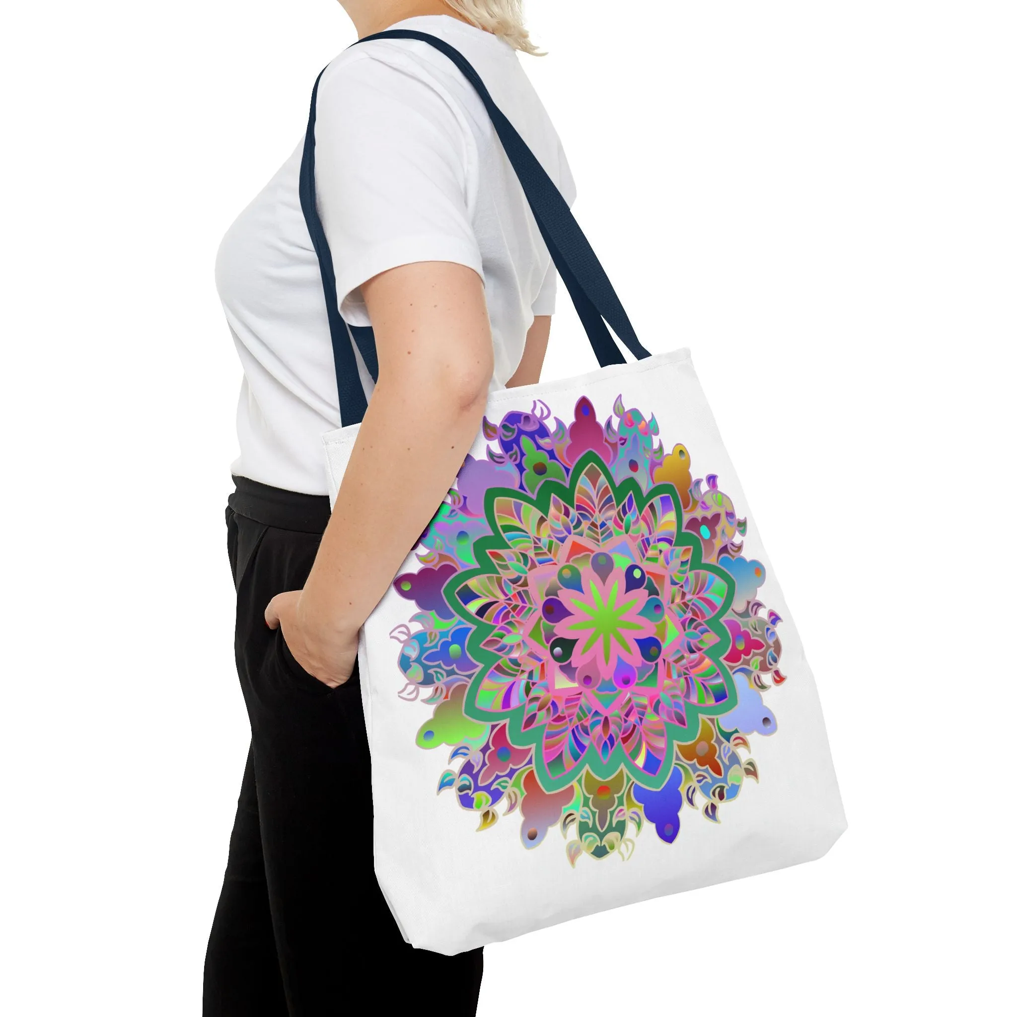 Colorful Mandala Tote Bag (AOP) 2