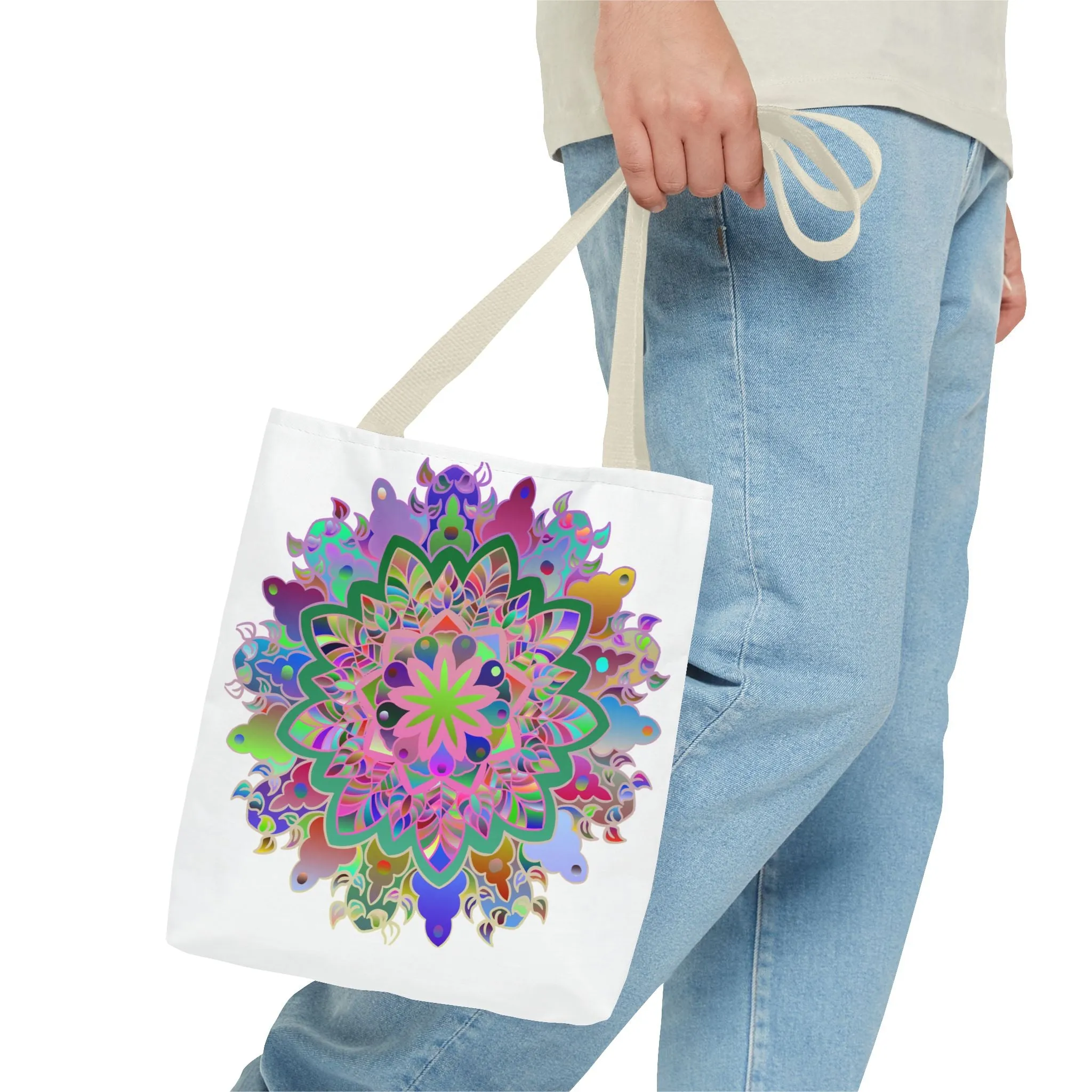 Colorful Mandala Tote Bag (AOP) 2