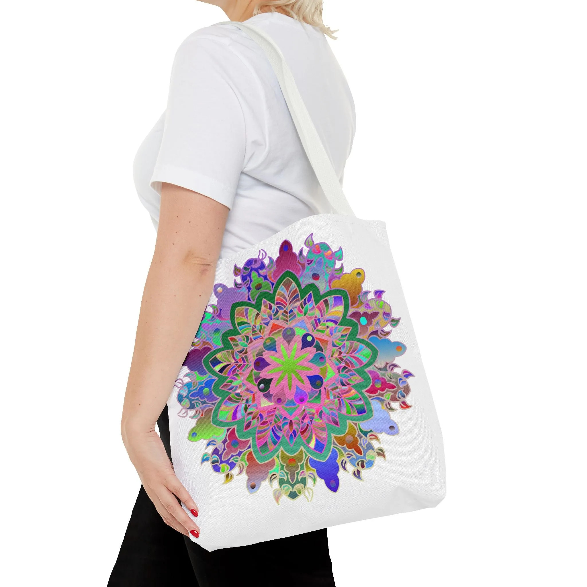 Colorful Mandala Tote Bag (AOP) 2