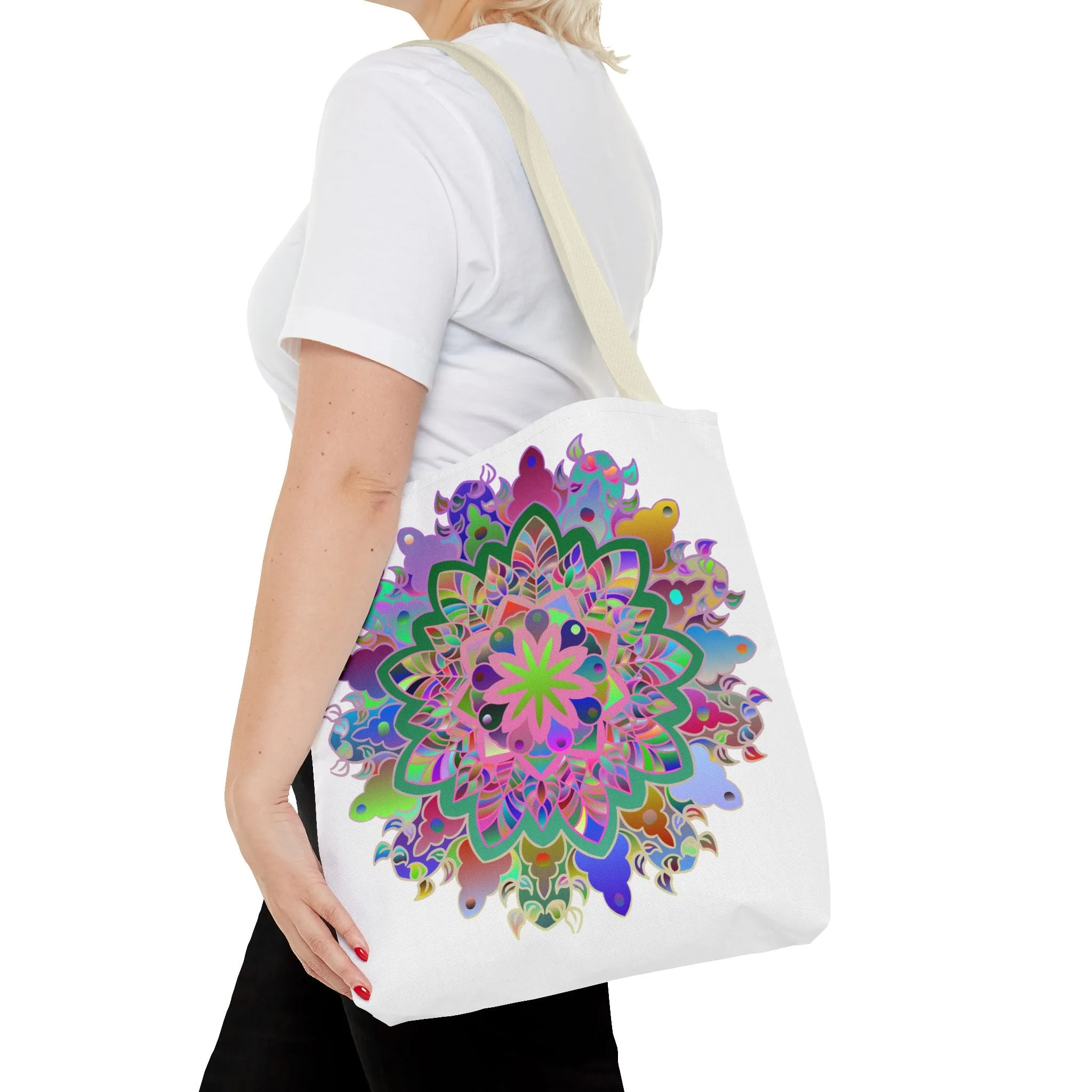 Colorful Mandala Tote Bag (AOP) 2