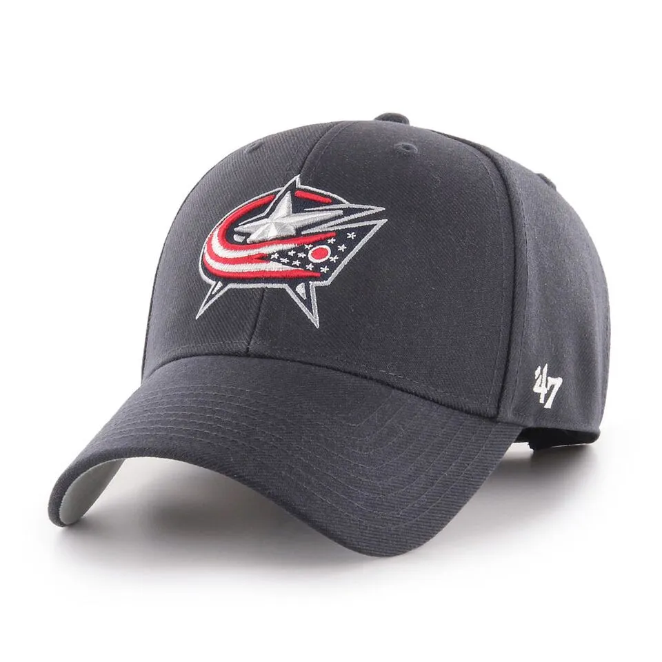 Columbus Blue Jackets '47 NHL MVP Structured Adjustable Strap One Size Fits Most Navy Hat Cap