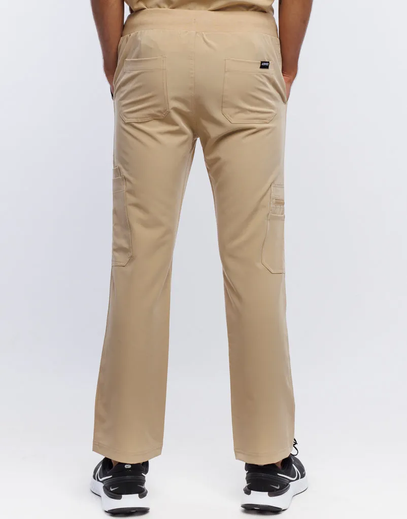 Essential Multi-Pocket Scrub Pants - Warm Sand