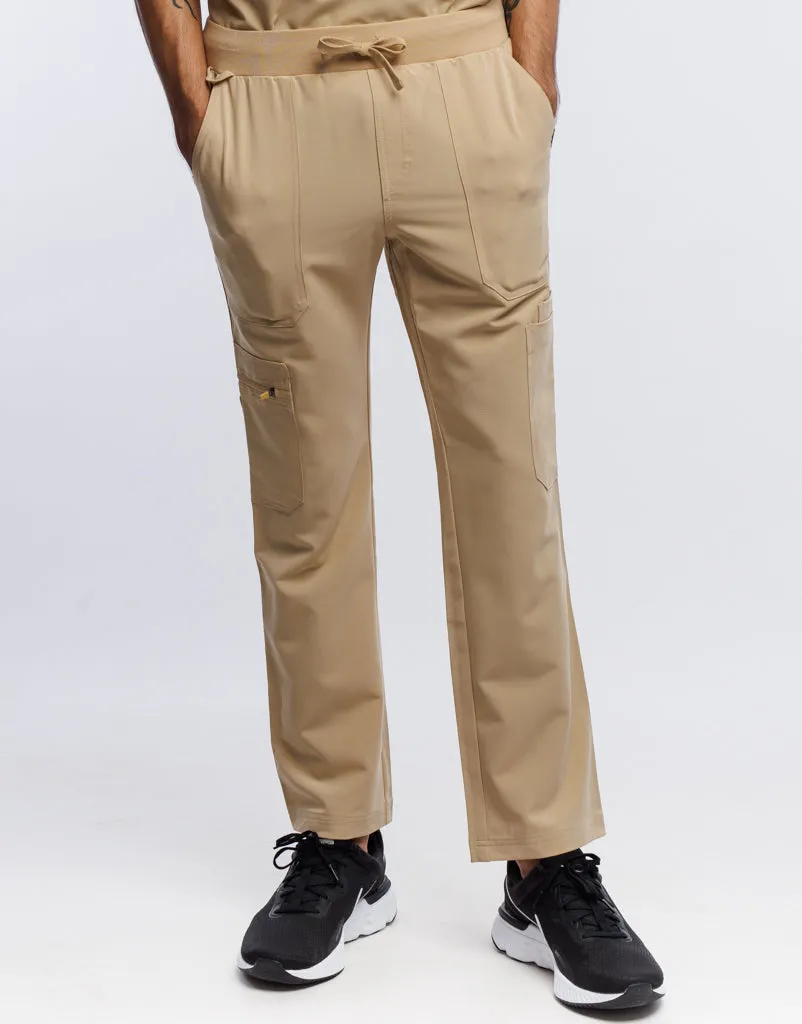 Essential Multi-Pocket Scrub Pants - Warm Sand