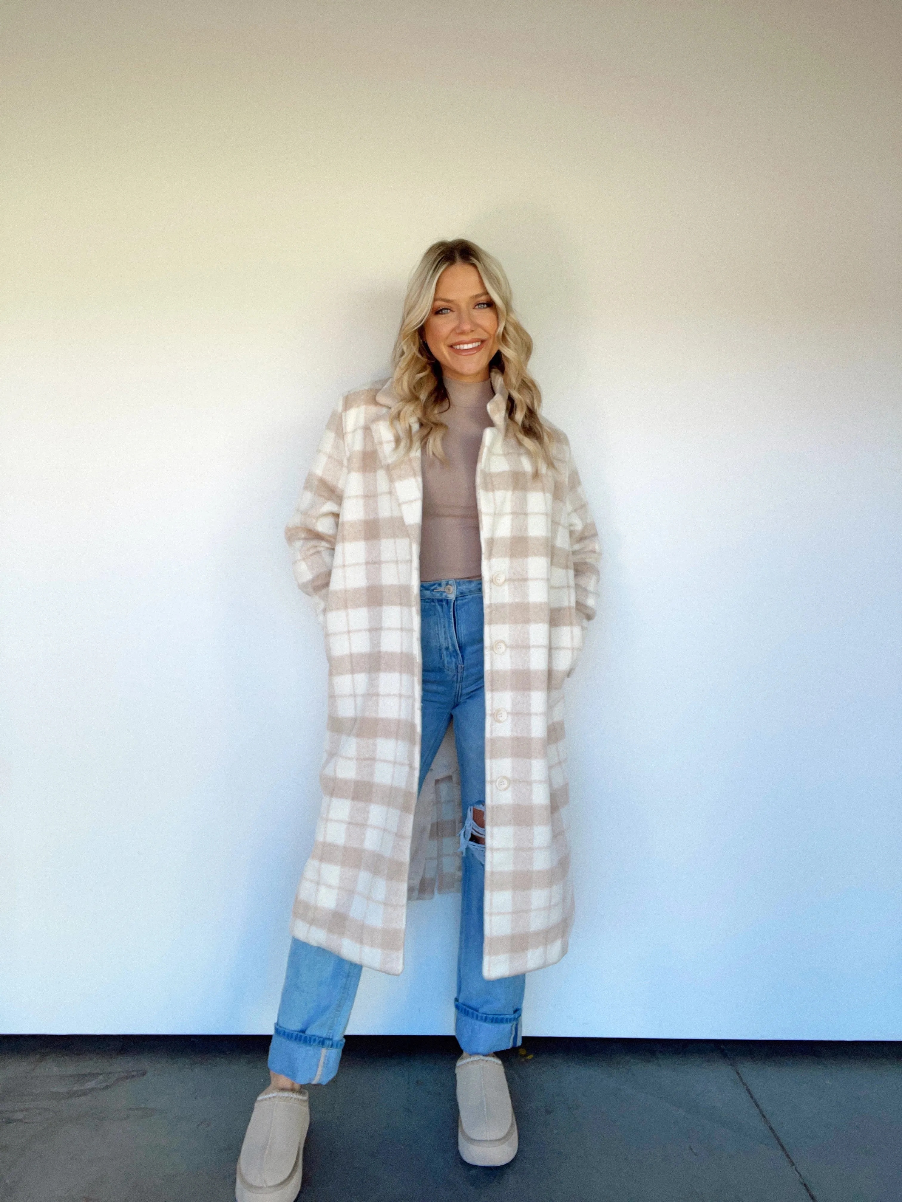 First Frost Plaid Coat