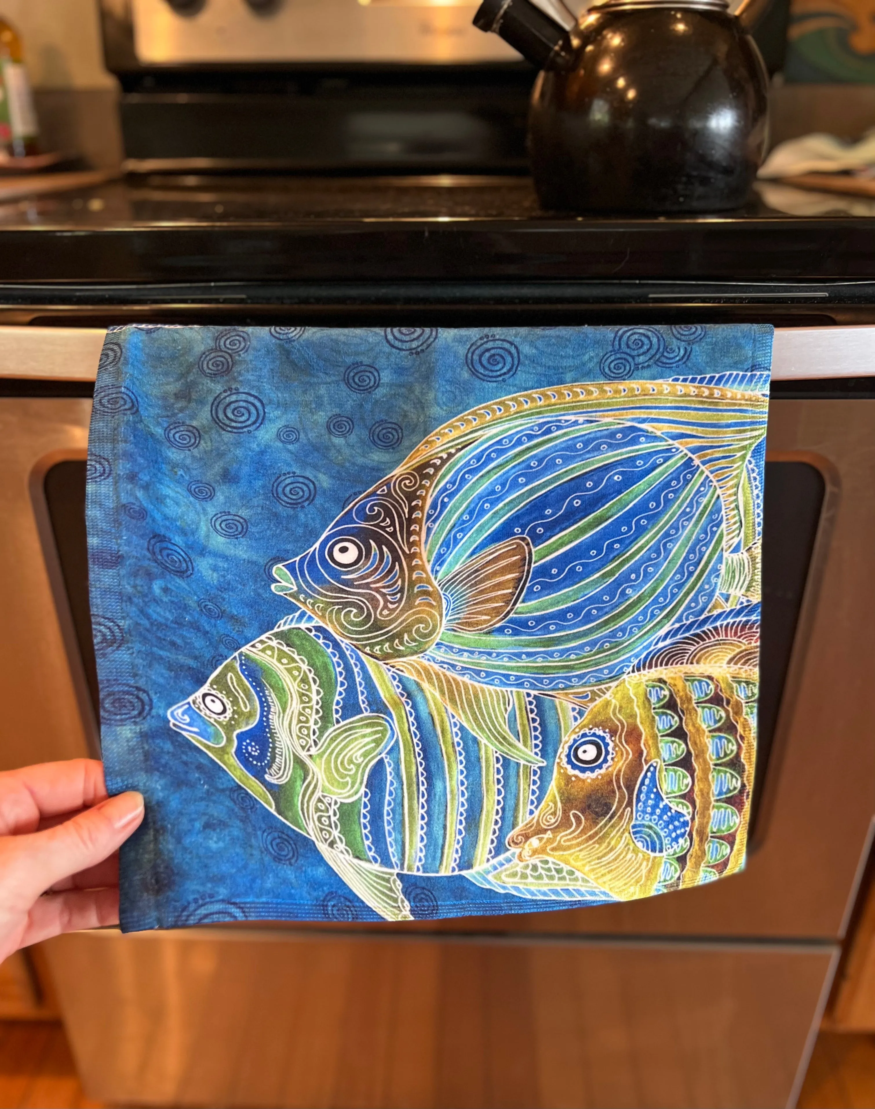 Fish School Hand Towel