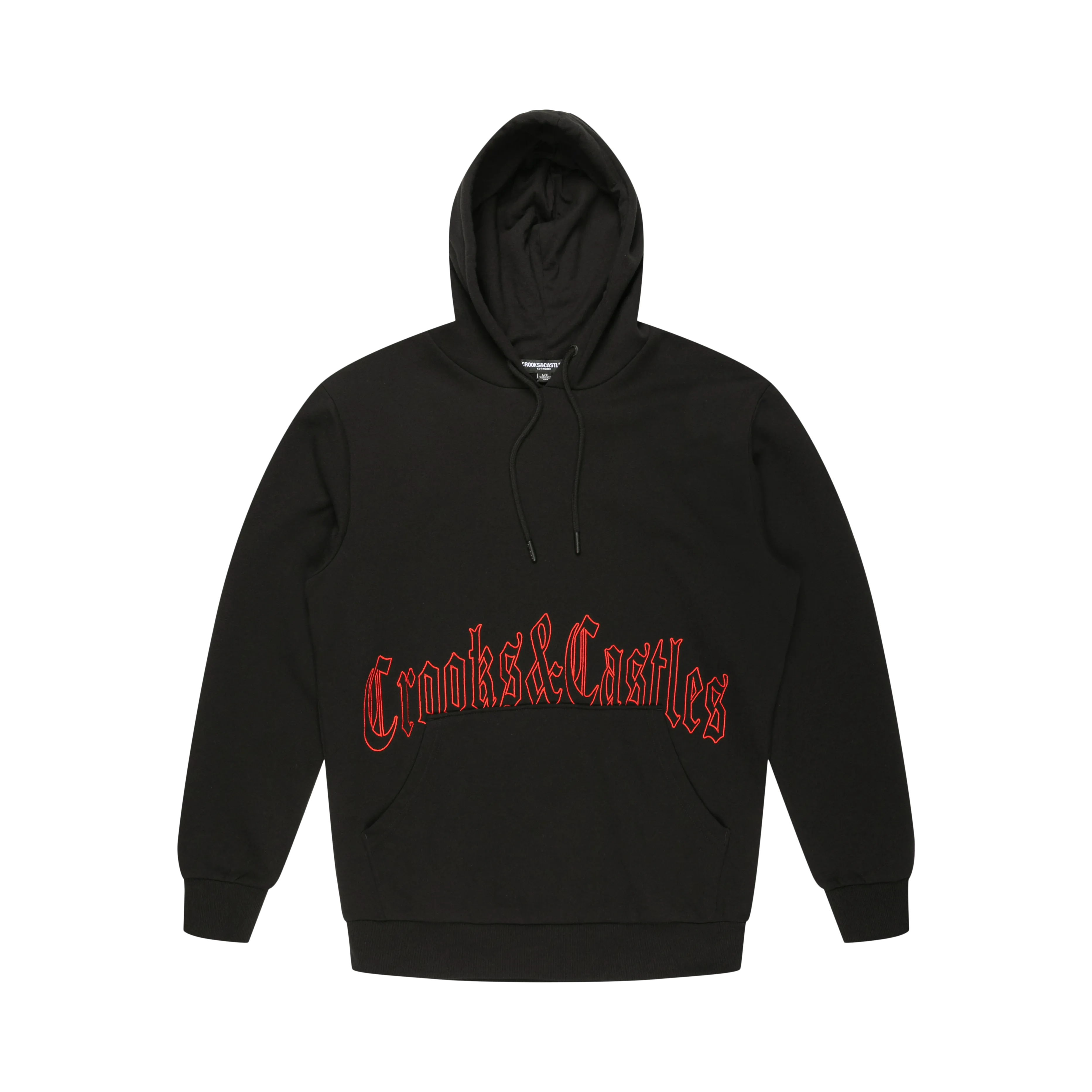 Gothic Embroidered Logo Hoodie