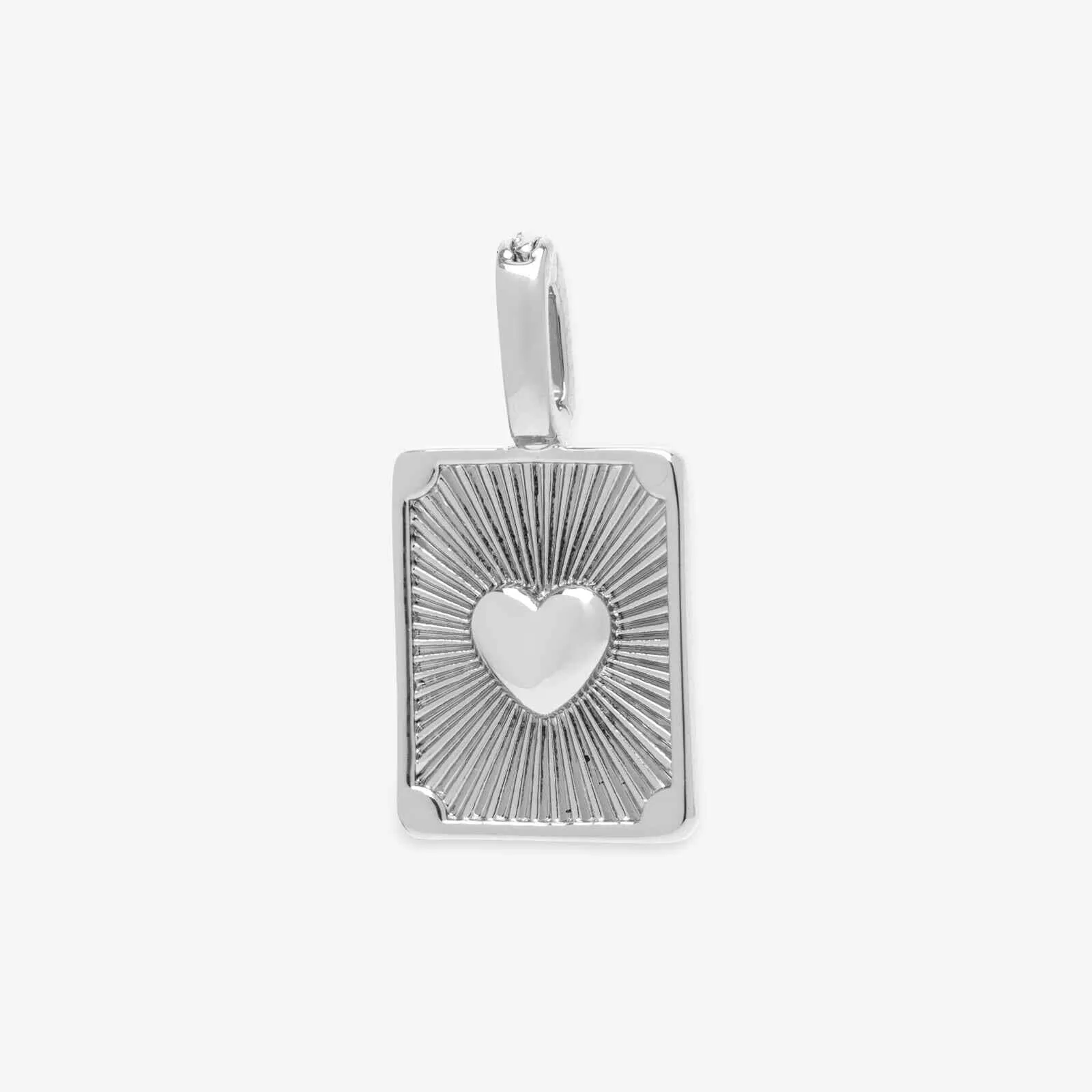 Harper Textured Heart Charm