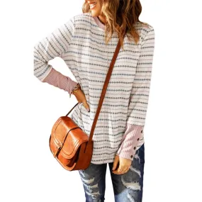 Lightweight Waffle Knit Top