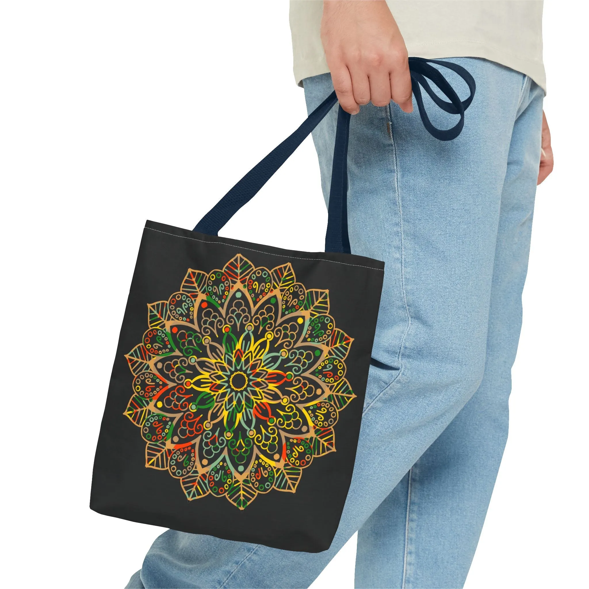 Mandala Art Hand-Drawn Tote Bag (AOP)