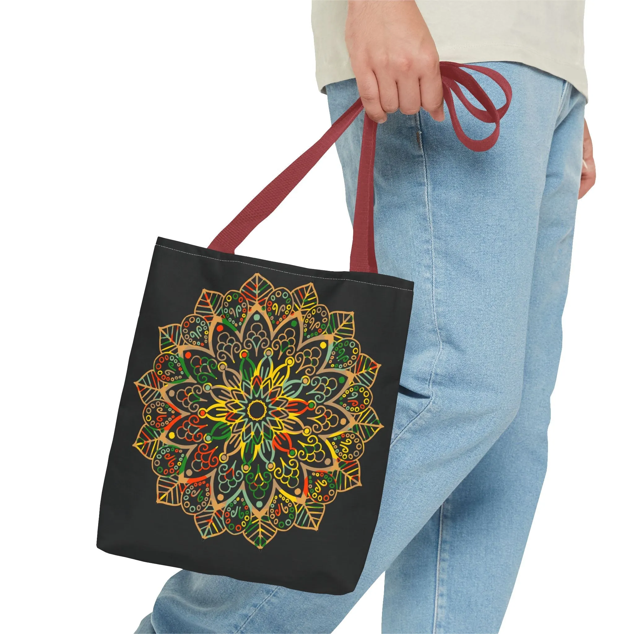 Mandala Art Hand-Drawn Tote Bag (AOP)