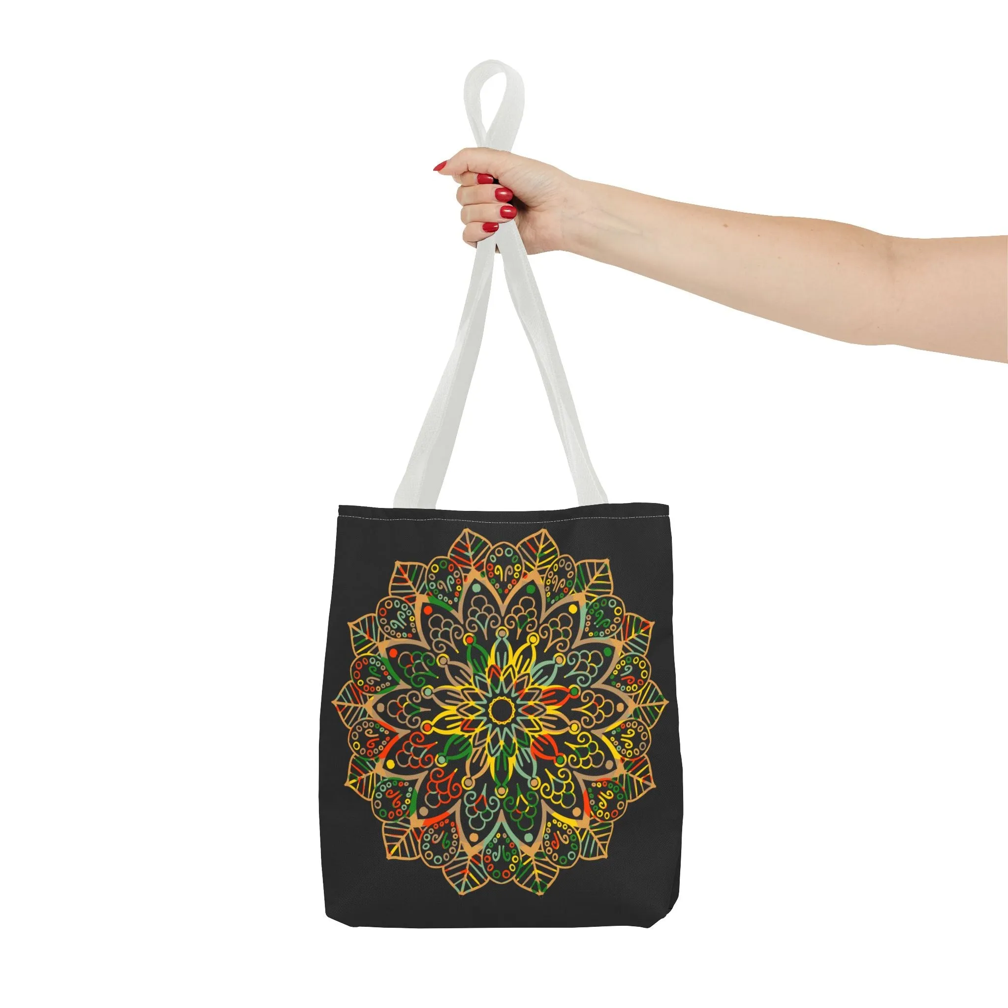 Mandala Art Hand-Drawn Tote Bag (AOP)