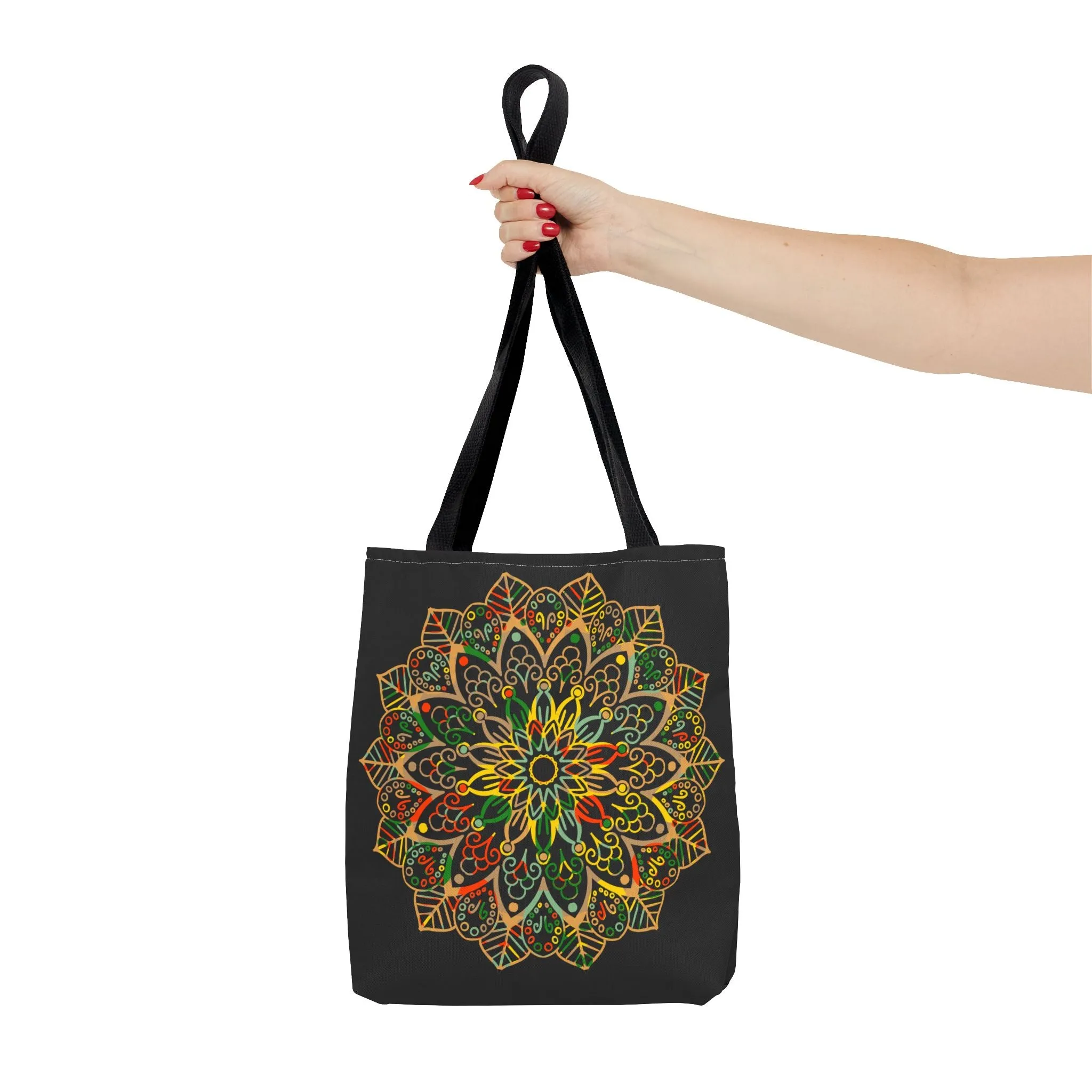 Mandala Art Hand-Drawn Tote Bag (AOP)