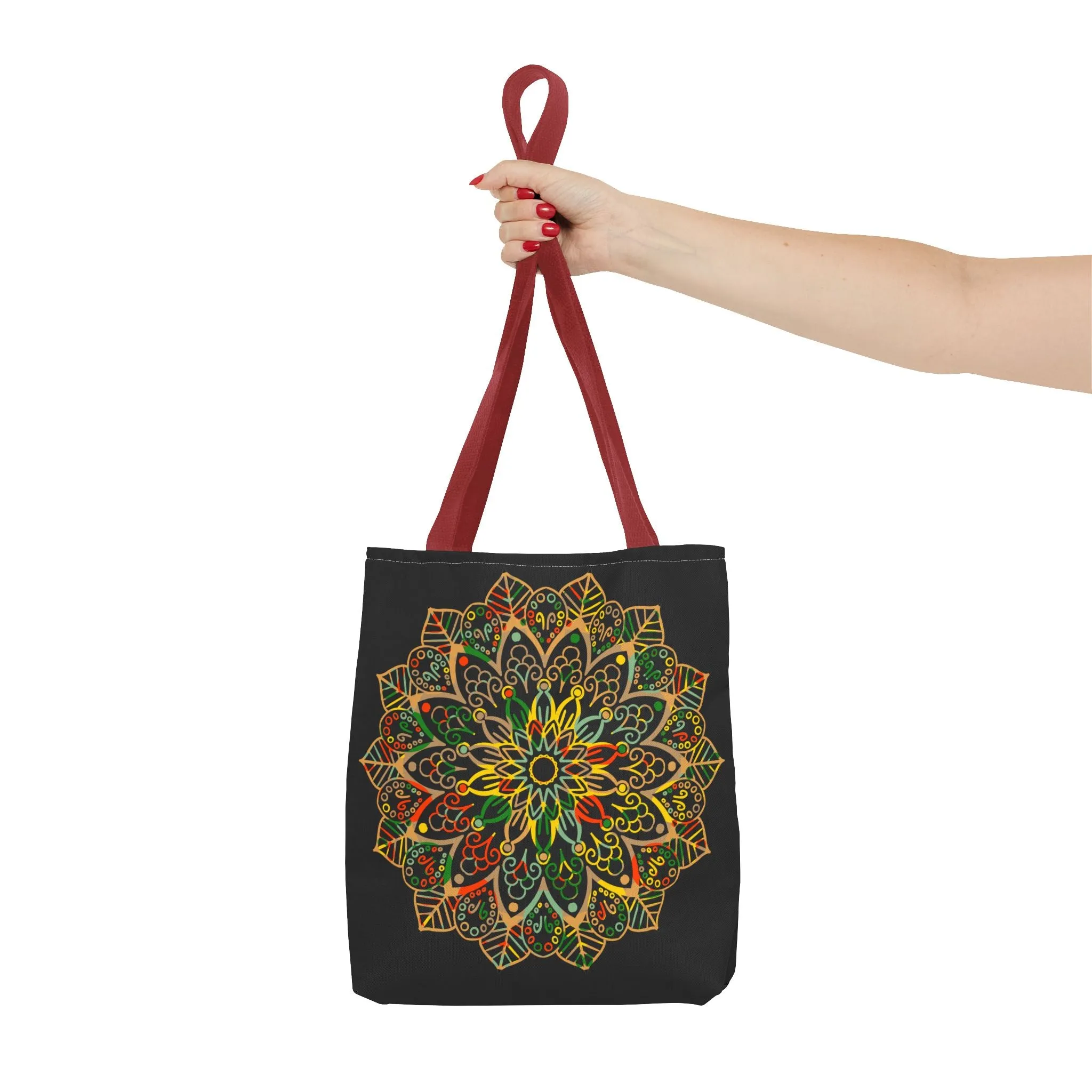 Mandala Art Hand-Drawn Tote Bag (AOP)