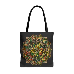 Mandala Art Hand-Drawn Tote Bag (AOP)