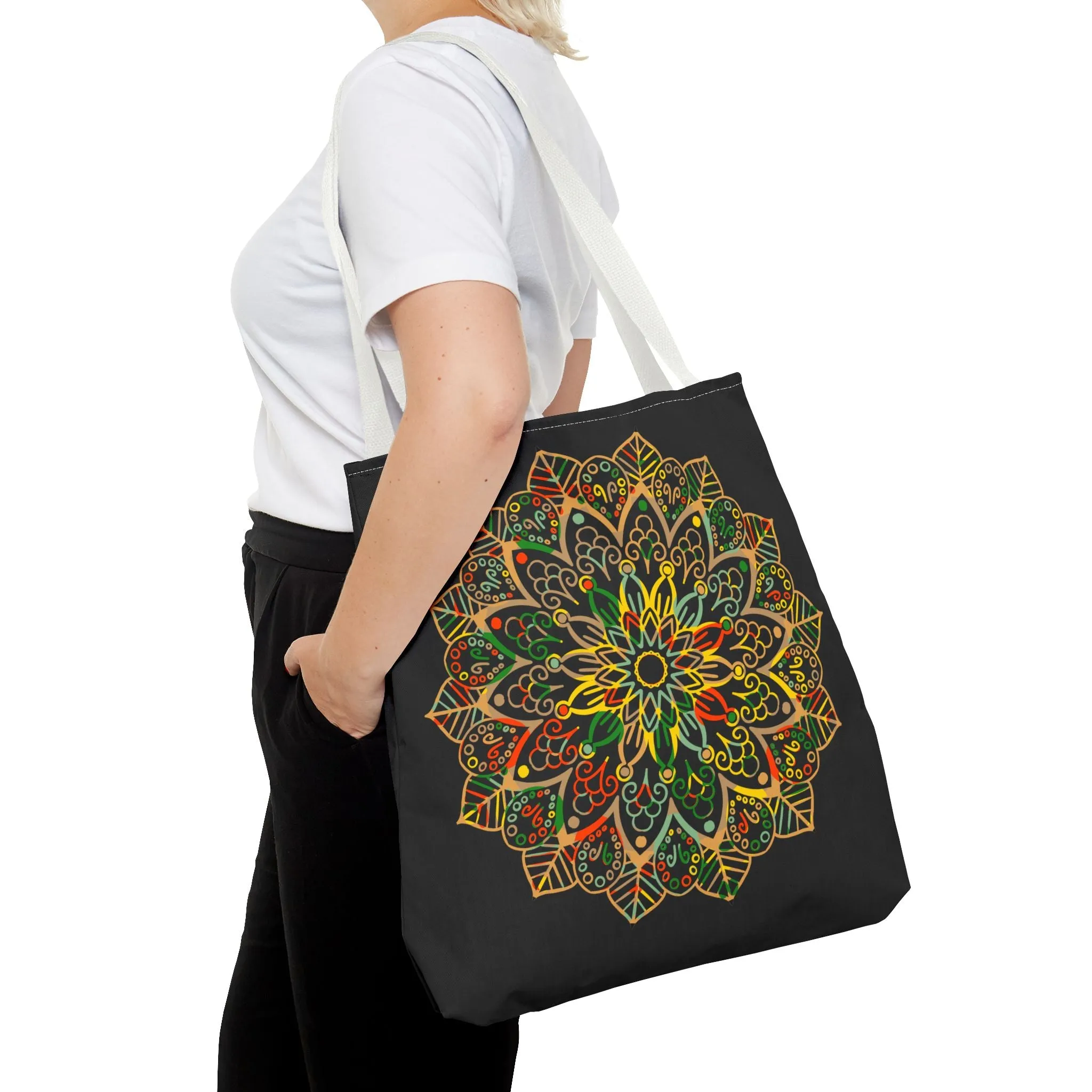 Mandala Art Hand-Drawn Tote Bag (AOP)