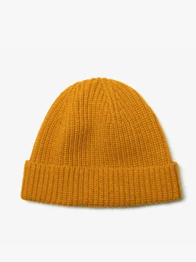 Merino Beanie in Orange