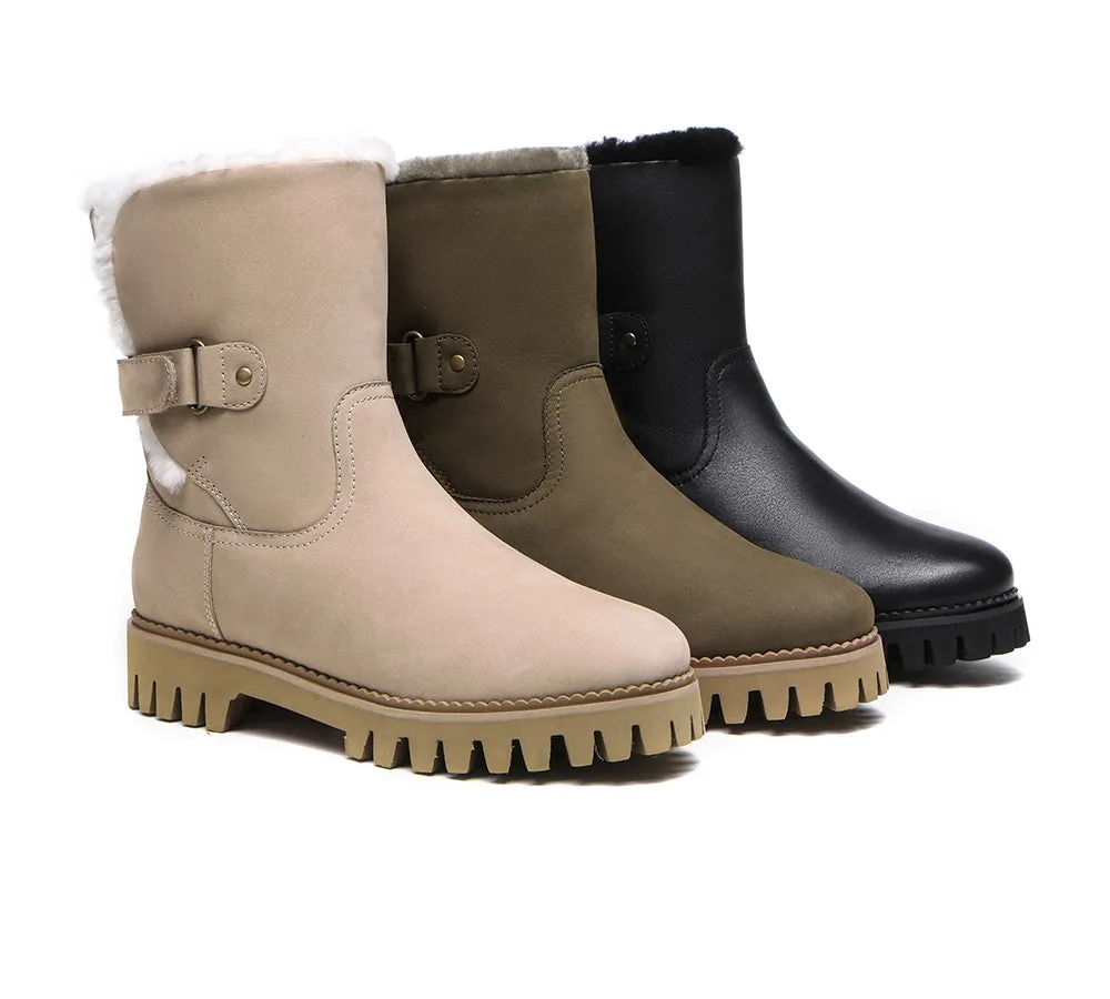 Mid Calf Fashion Boots Tina