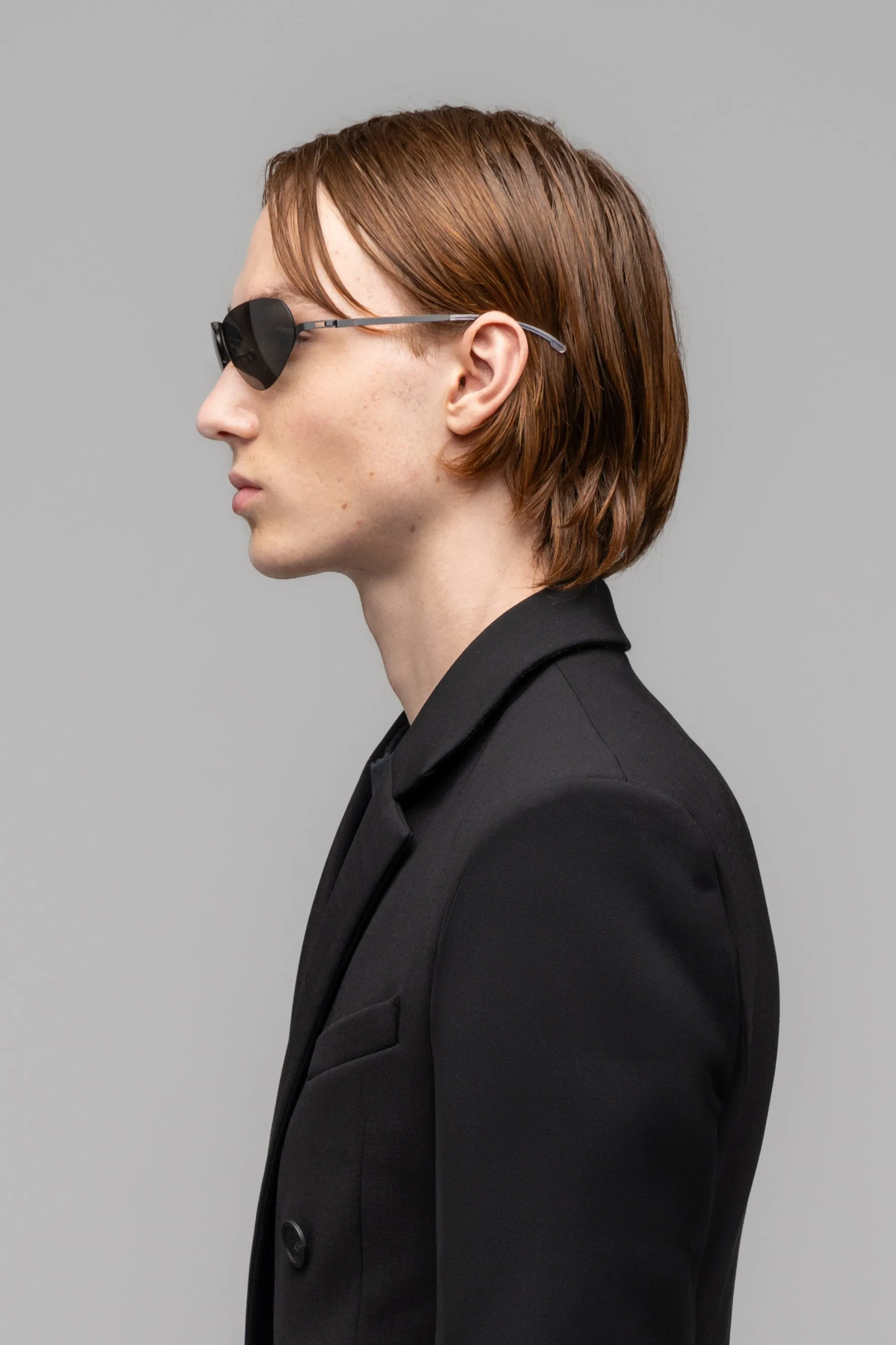 MYKITA | 032c ALPINE Sunglasses Black Solid