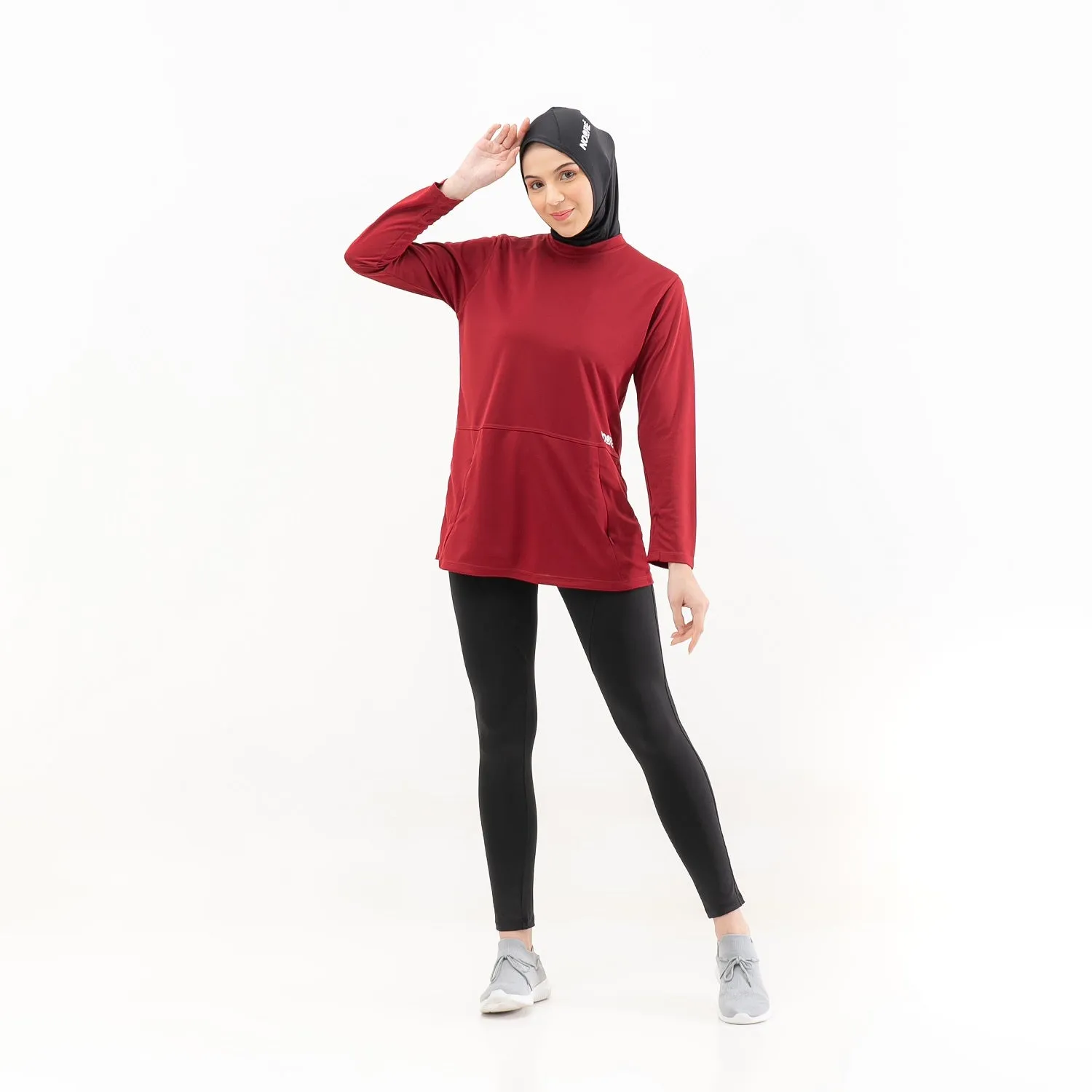 NOORE - Meriliane Tops - Maroon