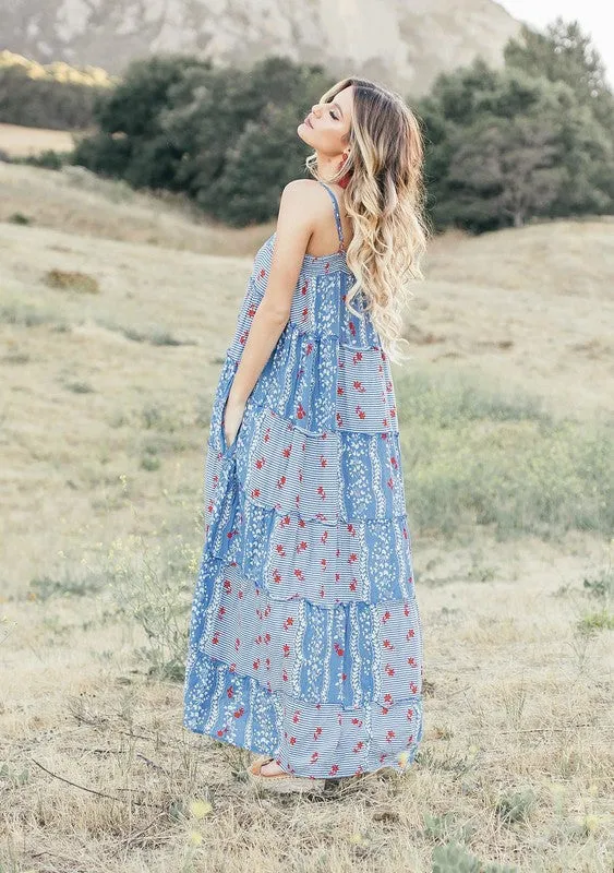 Patchwork Fairy Tales Maxi Dress