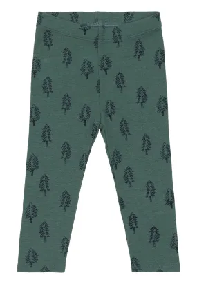 SGBPaula Baby Tree Wool Leggings - Dark Forest