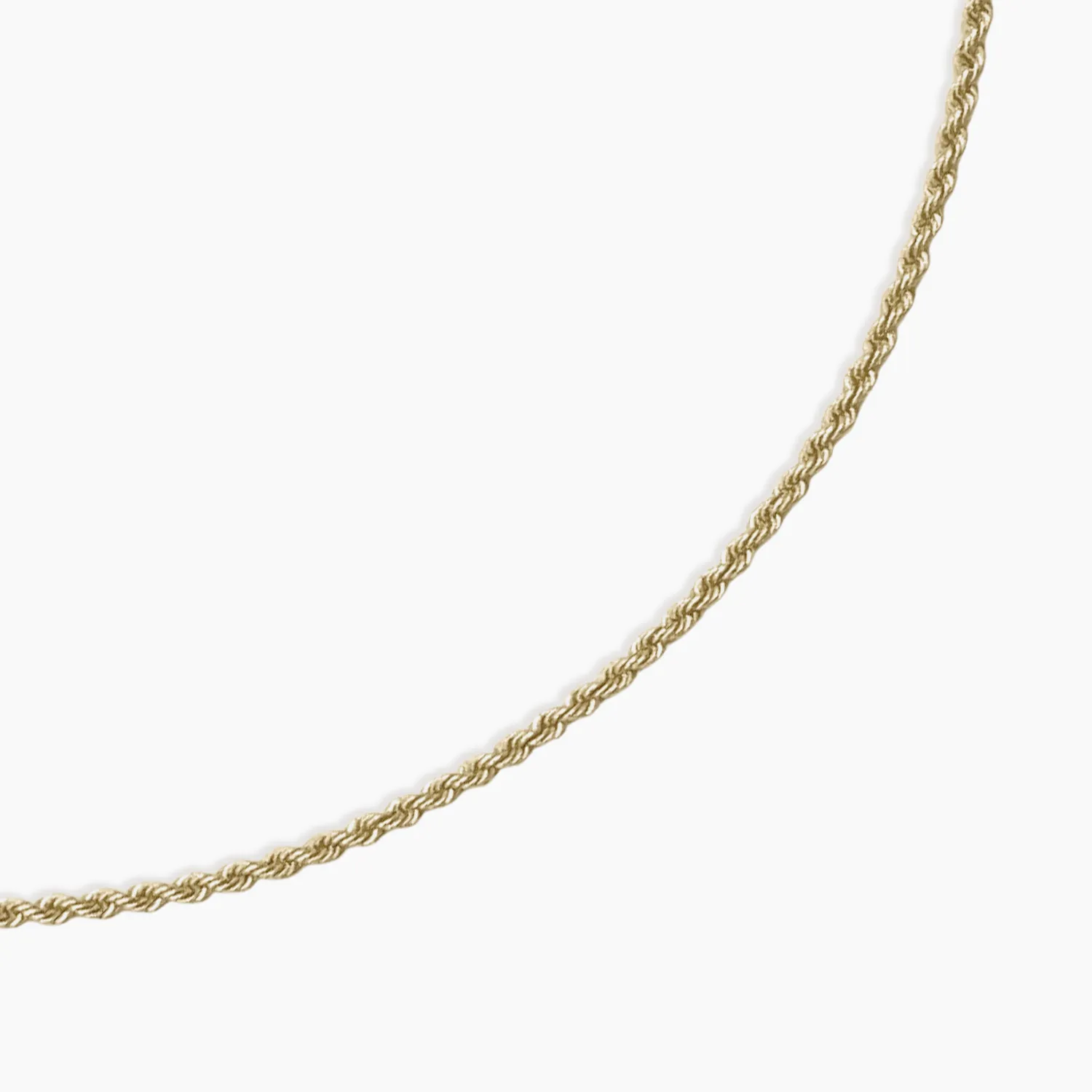 Twisted Chain 14K Solid Gold