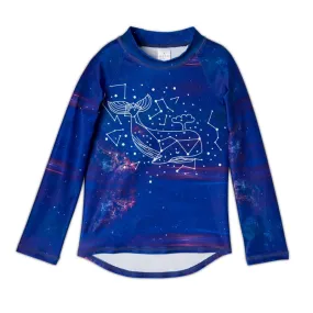 Whale Long Sleeve Rash Guard Top UPF 50 