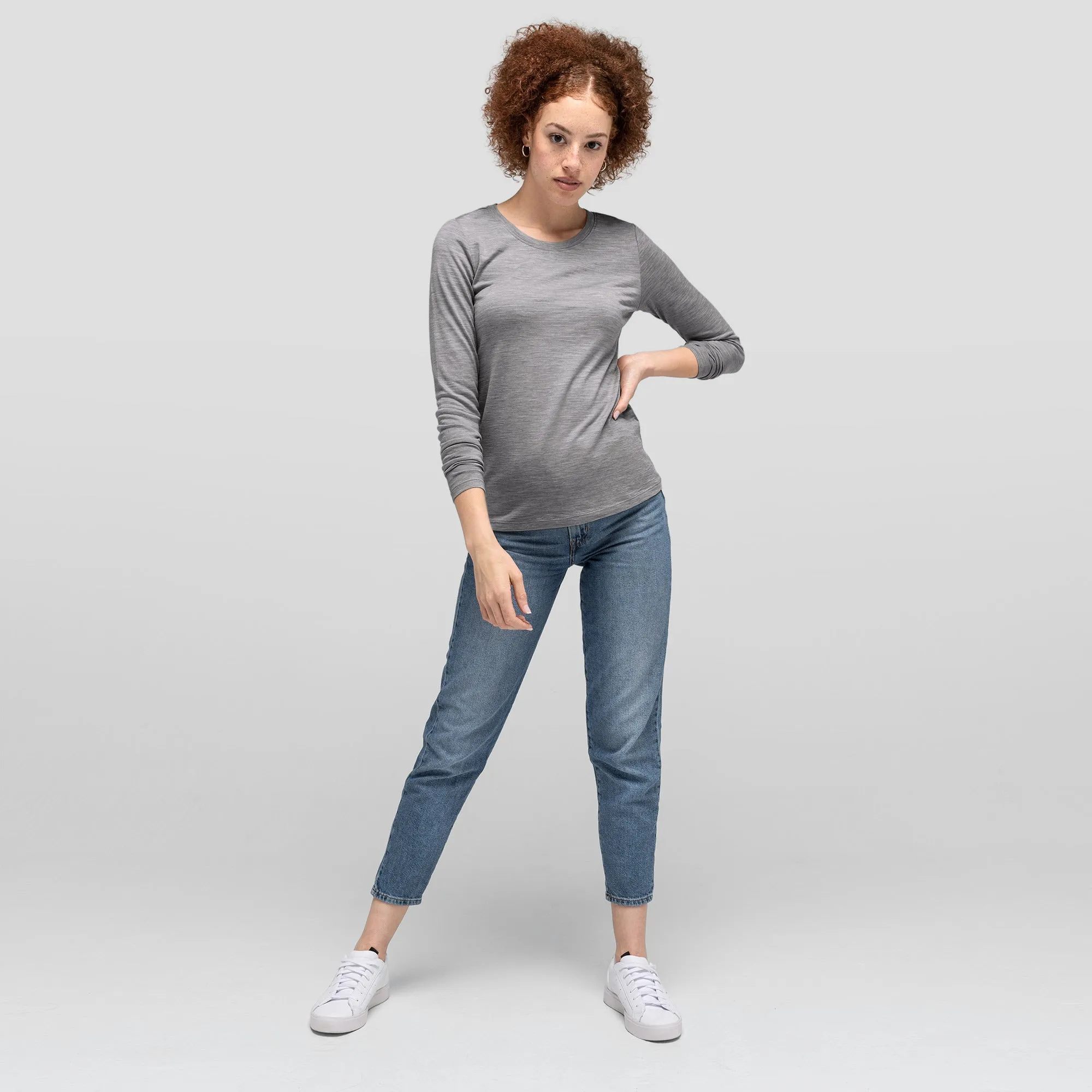 Women's Long Sleeve Merino Crew