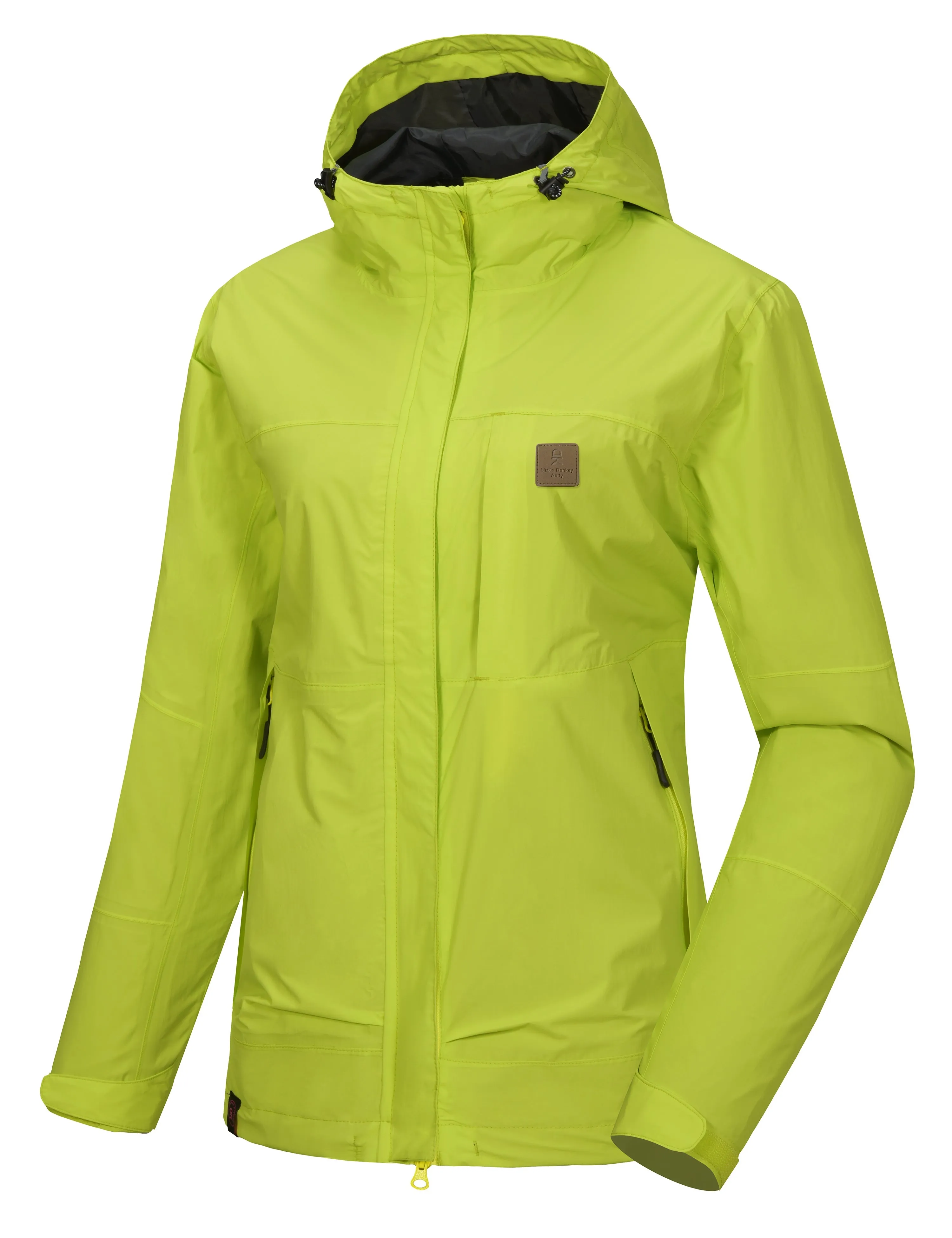 Women's Waterproof Breathable Shell Rain Jacket with Hood