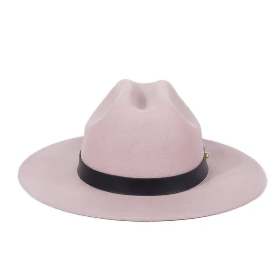 Wool Fedora Hat - Dusty Taupe (Kids-Adults)