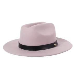 Wool Fedora Hat - Dusty Taupe (Kids-Adults)